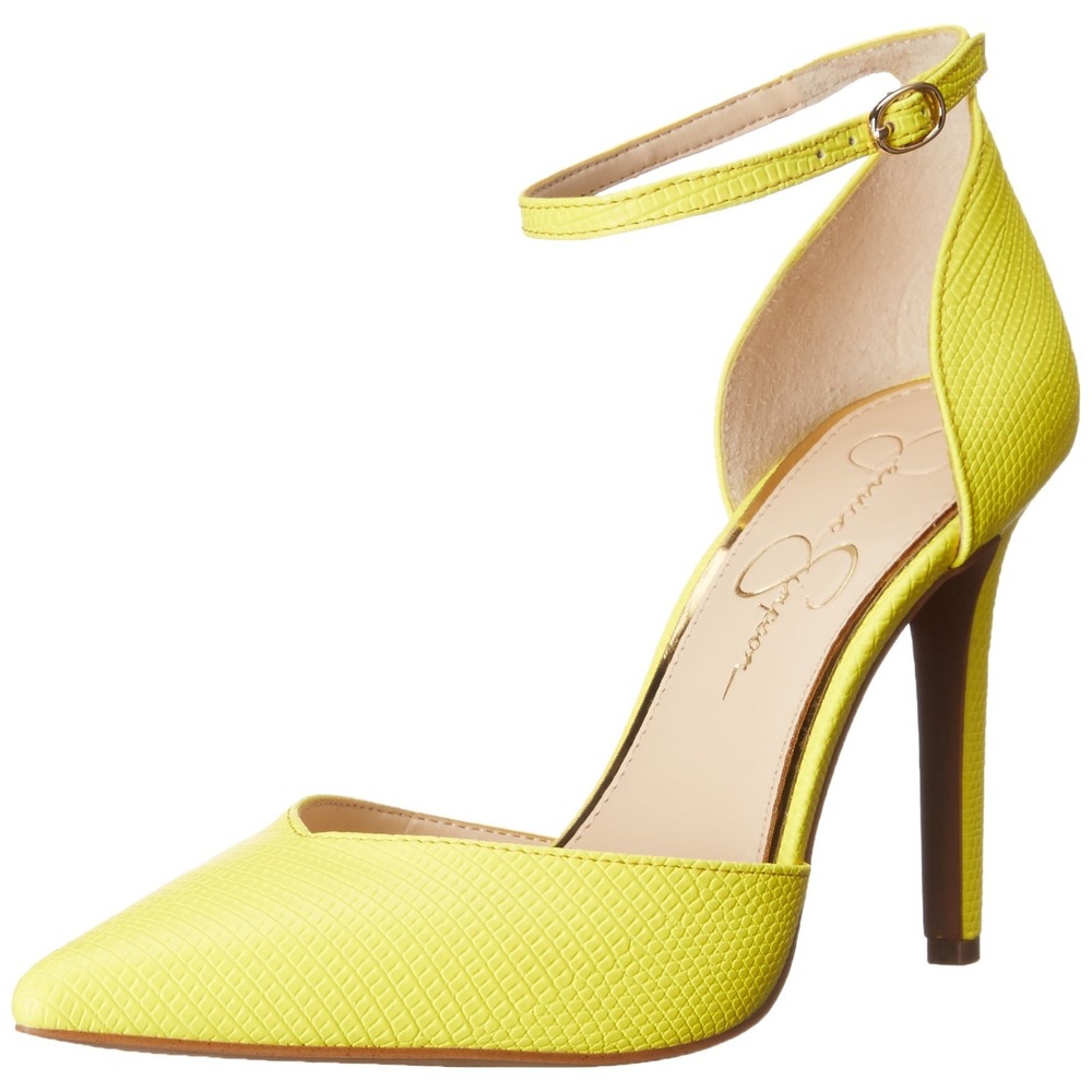 Jessica Simpson Women's Cirrus Dress-Pump Sour Lemon Yellow size 8